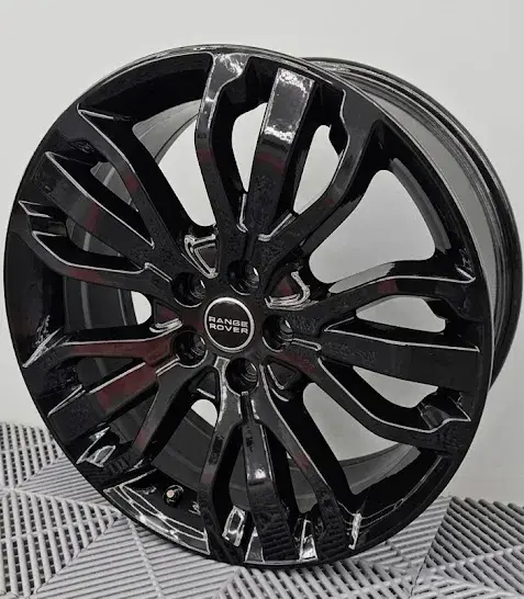 Satin black alloy wheel finish